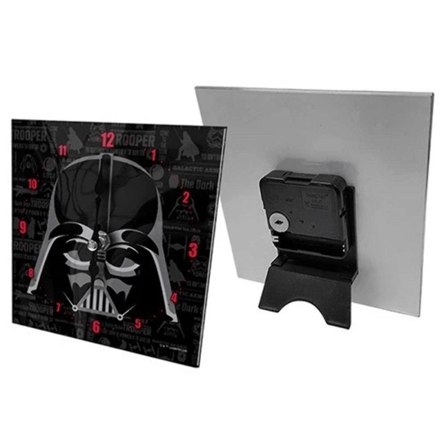 Popculture Star Wars | Star Wars - Darth Vader Glass Desk Clock