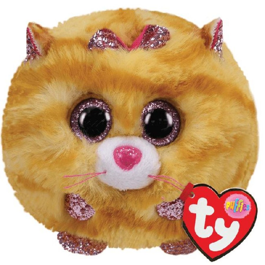 Toys Ty Beanie Boos | Ty Puffies Tabitha Yellow Cat