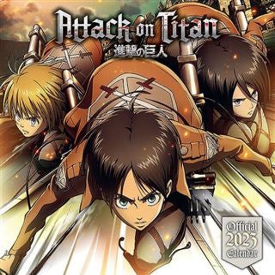 Anime Attack on Titan | Attack On Titan - 2023 Square Wall Calendar