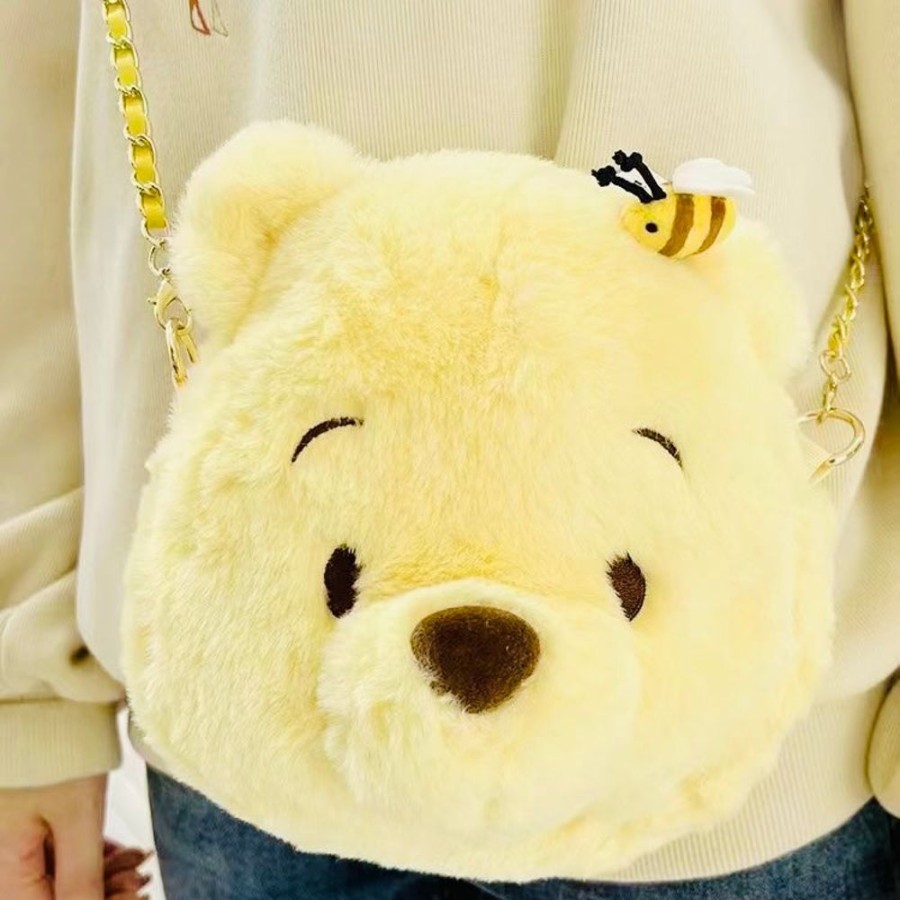 Popculture Disney | Winnie The Pooh - Pooh Plush Crossbody Chain Bag