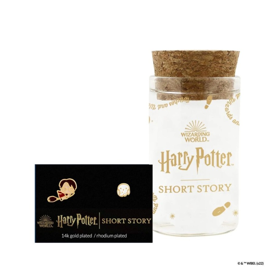 Popculture Harry Potter | Harry Potter - Harry Potter & Hedwig Epoxy Earrings