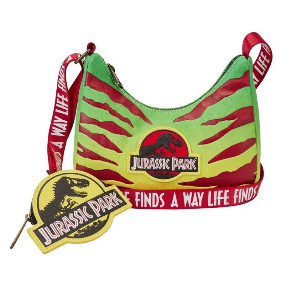 Fashion Loungefly | Jurassic Park - 30Th Anniversary Life Finds A Way Crossbody Bag