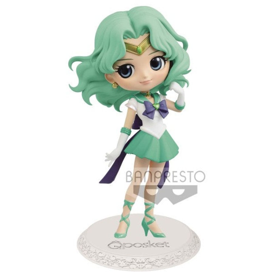 Anime QPosket Sailor Moon Figures | Sailor Moon Eternal - Q Posket - Super Sailor Neptune - Version B: Pastel Colour