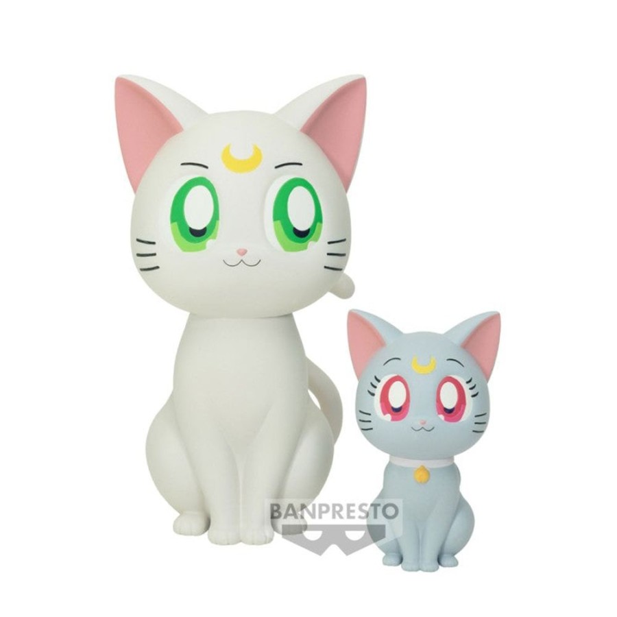 Anime Sailor Moon Sailor Moon Figures | Sailor Moon: Cosmos The Movie - Sofvimates - Artemis & Diana Figures