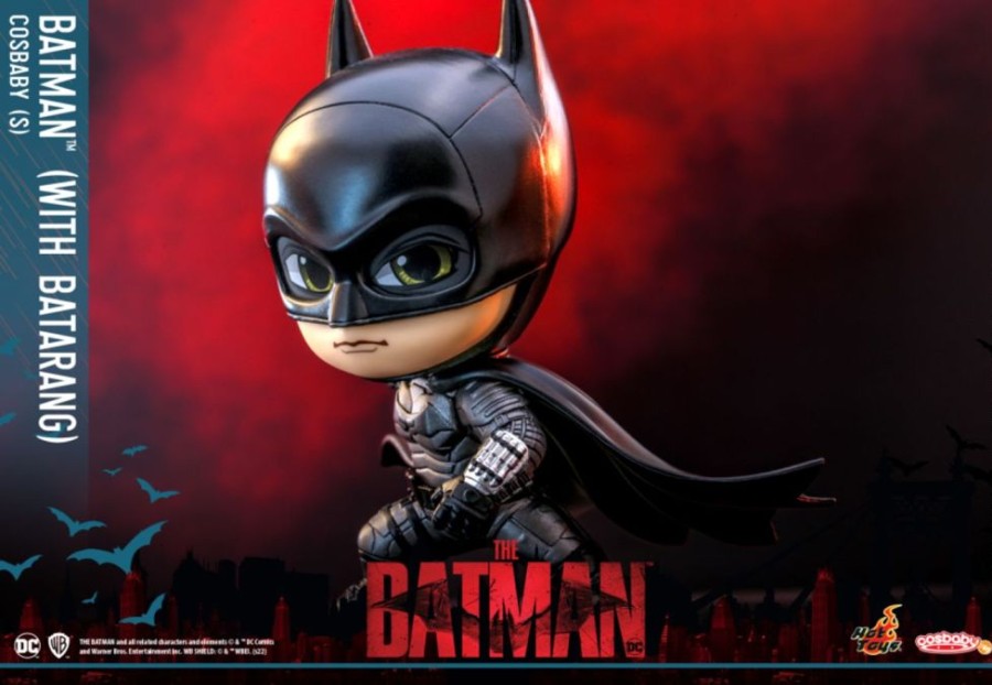 Popculture Hot Toys | The Batman - Batman With Batarang Cosbaby