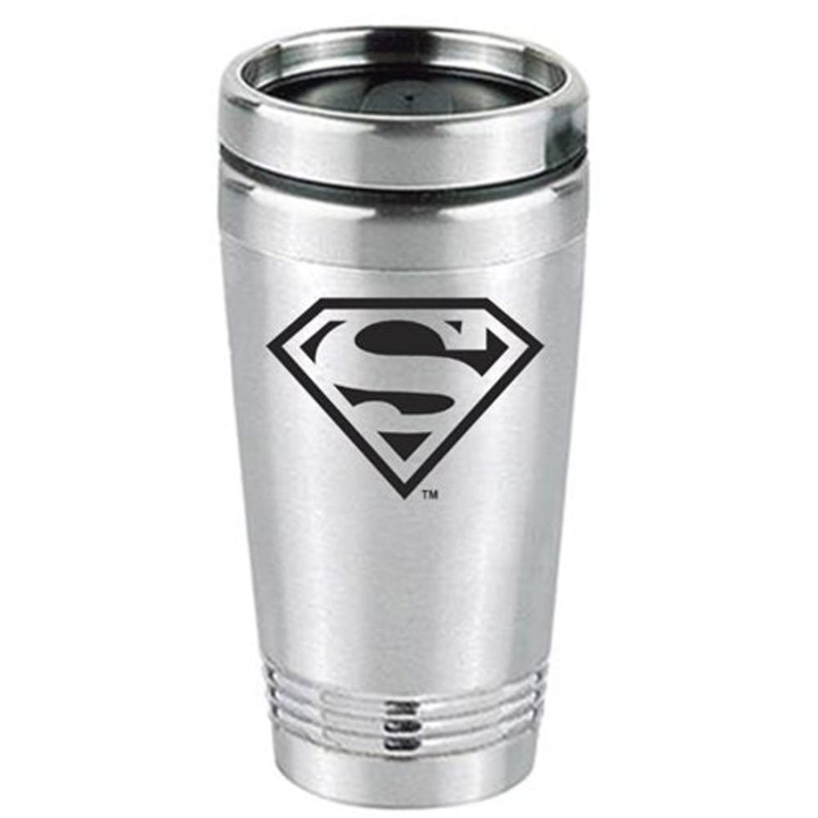 Food & Drinks Chroma Graphics | Superman Logo Stainless Steel Tumbler