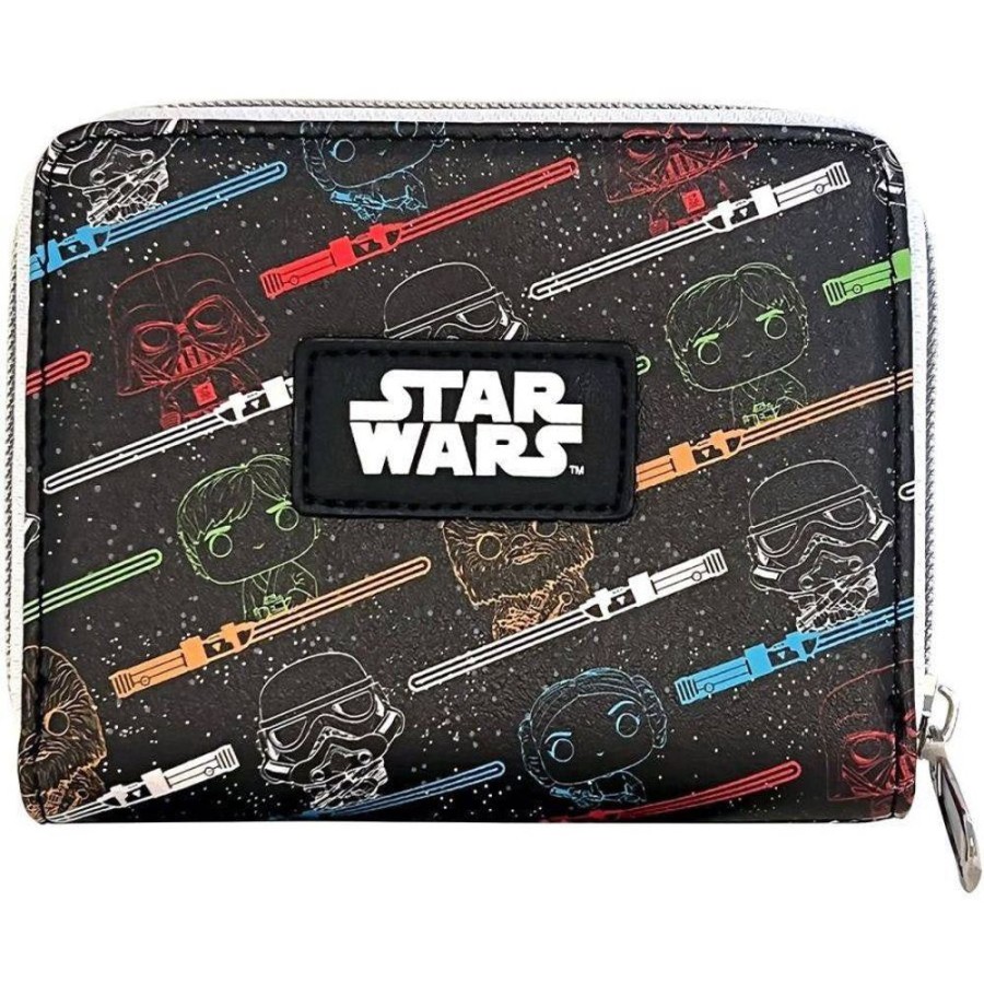 Popculture Loungefly | Star Wars - Lightsaber Zip-Around Purse