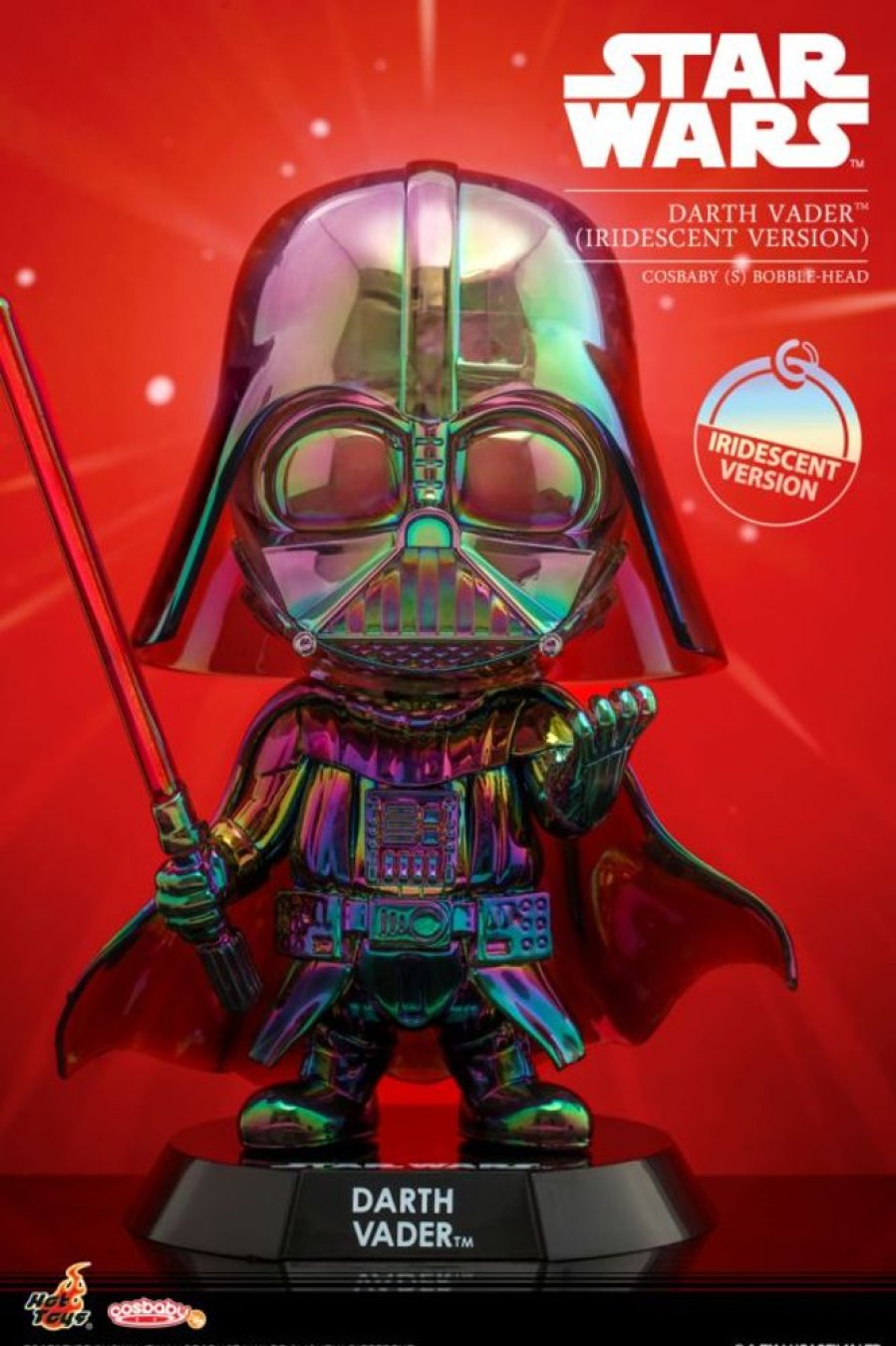 Popculture Hot Toys | Star Wars - Darth Vader (Iridescent Version) Cosbaby