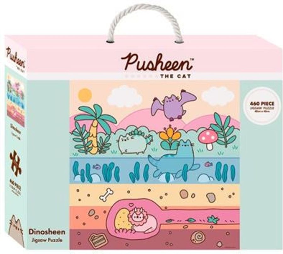 Games & Puzzles Minecraft | Pusheen 460Pc Jigsaw Puzzle - Dinosheen