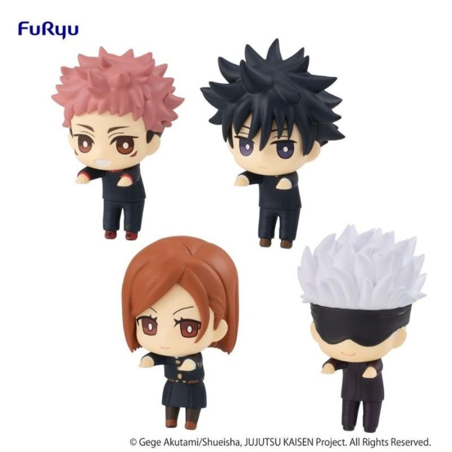 Anime Jujutsu Kaisen | Jujutsu Kaisen: Hikkake Prize Figure Puchi - Set Of 4 (Furyu)