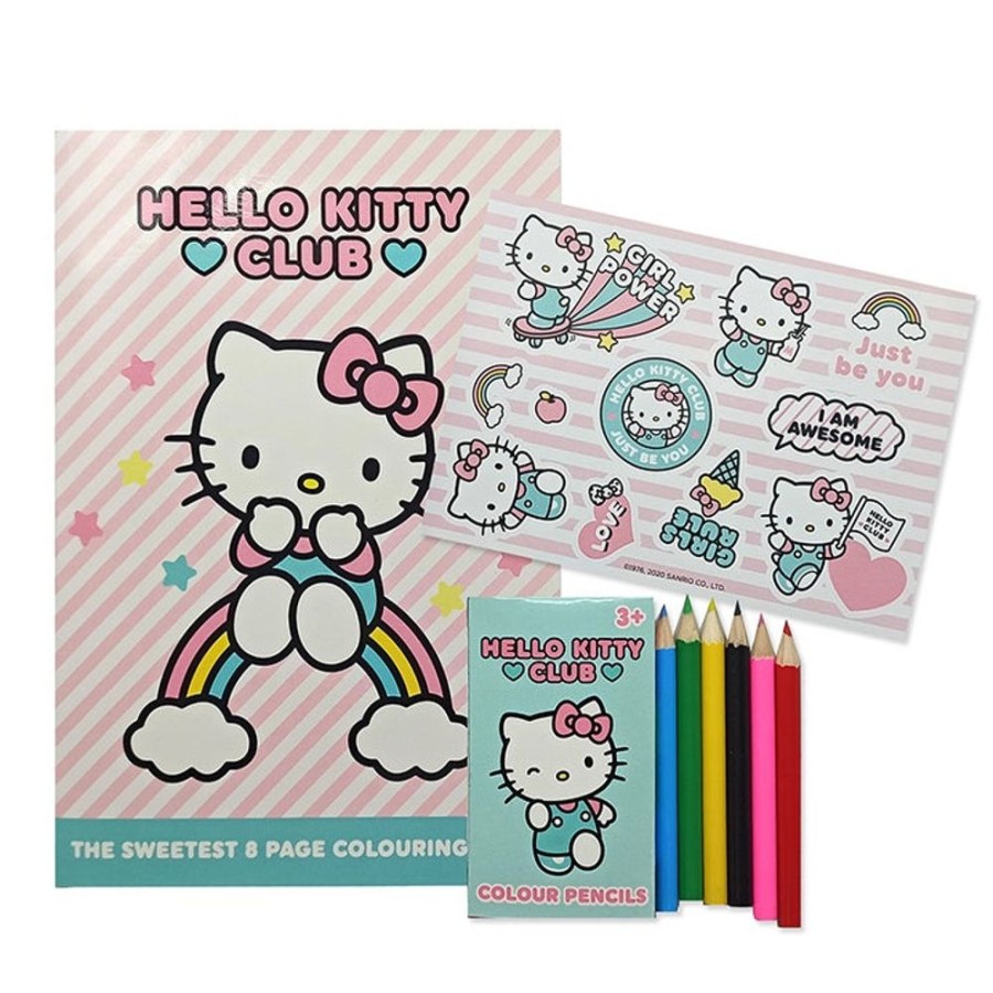 Anime Hello Kitty | Hello Kitty Club Colouring Set