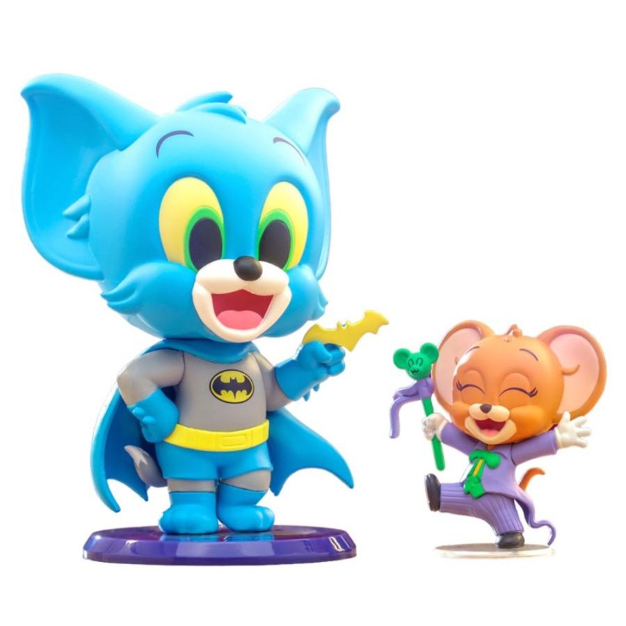 Popculture Hot Toys | Tom & Jerry - Tom & Jerry As Batman & Joker Cosbaby Set