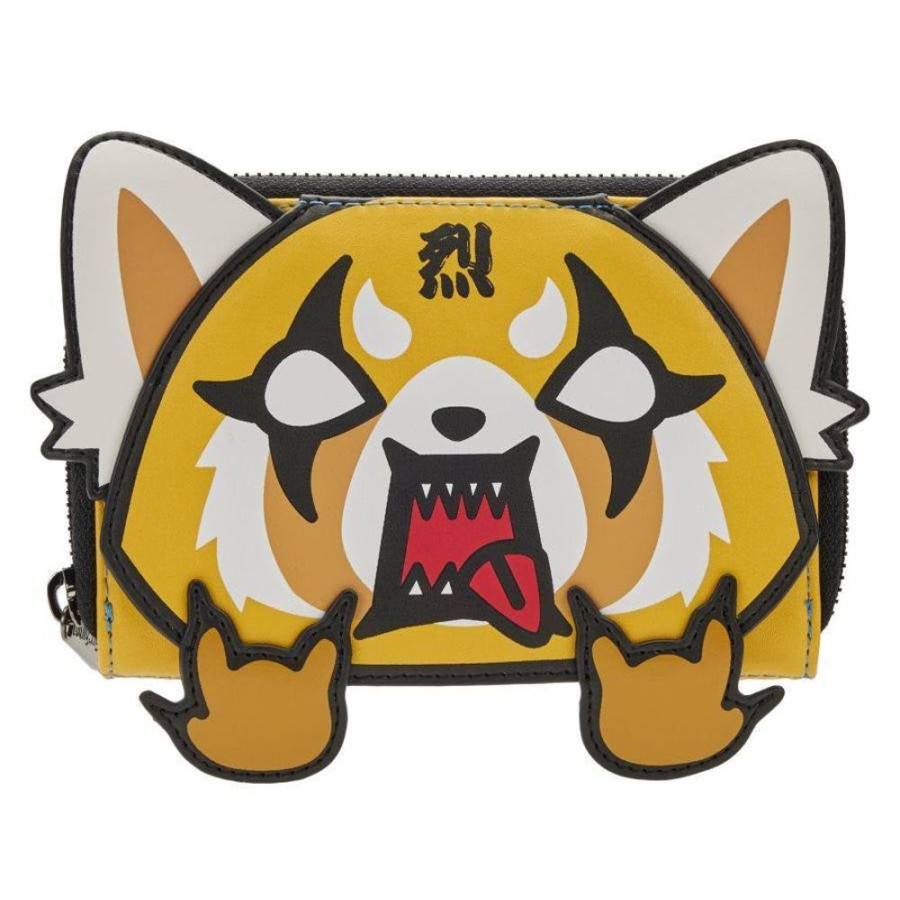 Anime Loungefly | Sanrio - Aggretsuko Cosplay Zip Around Purse