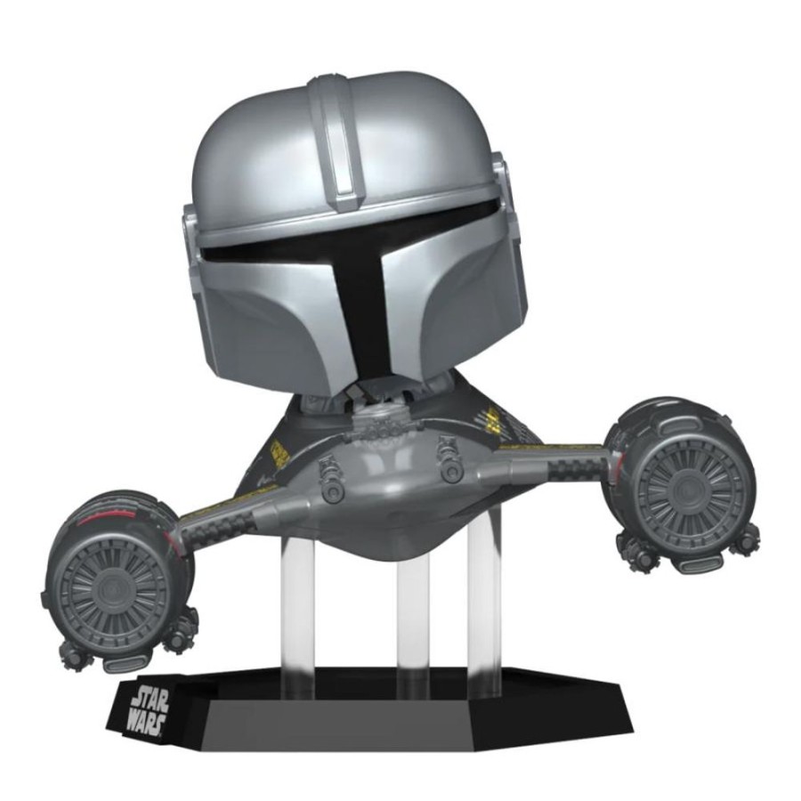 Popculture Funko | Star Wars: The Mandalorian - Mandalorian In N-1 Starfighter & R5-D4 Pop! Ride