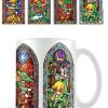 Popculture Nintendo | The Legend Of Zelda Mug - Stained Glass Panels