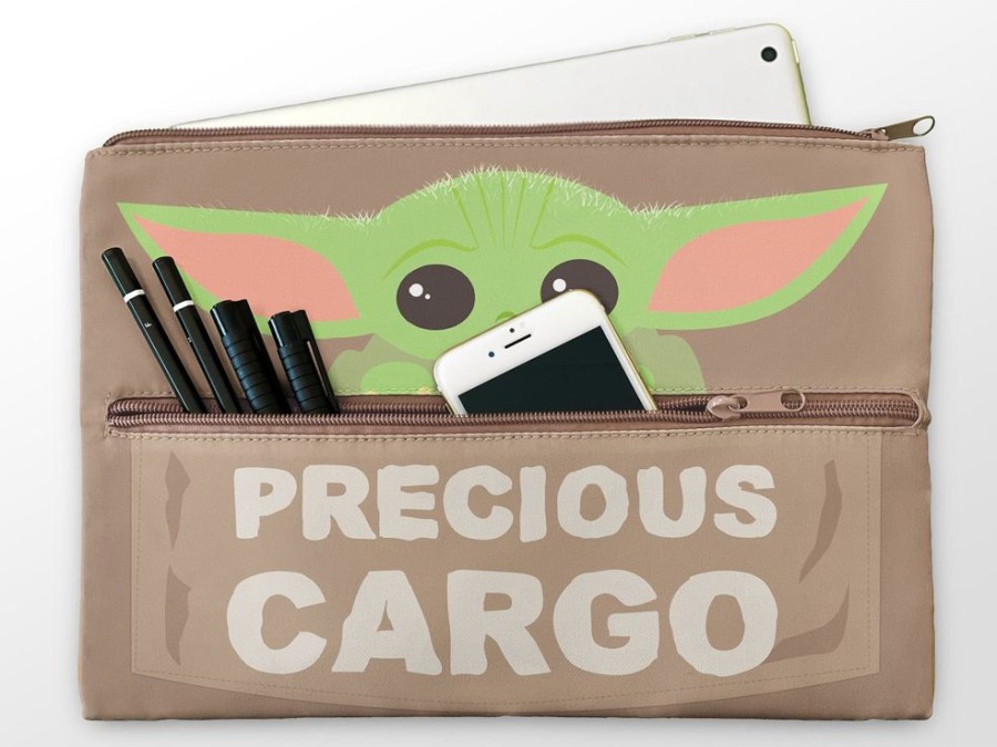 Popculture Star Wars | Star Wars: The Mandalorian - Grogu Jumbo Ipad Pencil Case