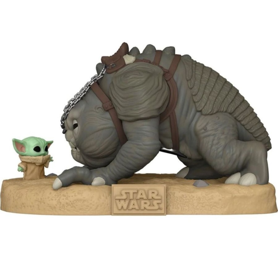 Popculture Funko | Star Wars: Book Of Boba Fett - Rancor With Grogu 10" Pop! Vinyl (Rs)