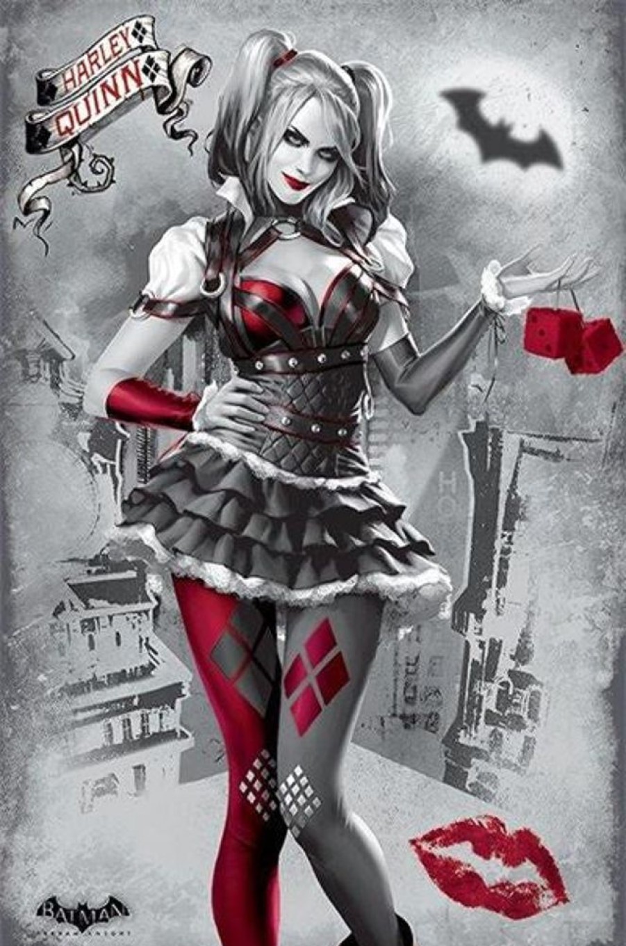 Popculture DC Comics | Batman Arkham Knight - Poster - Harley Quinn