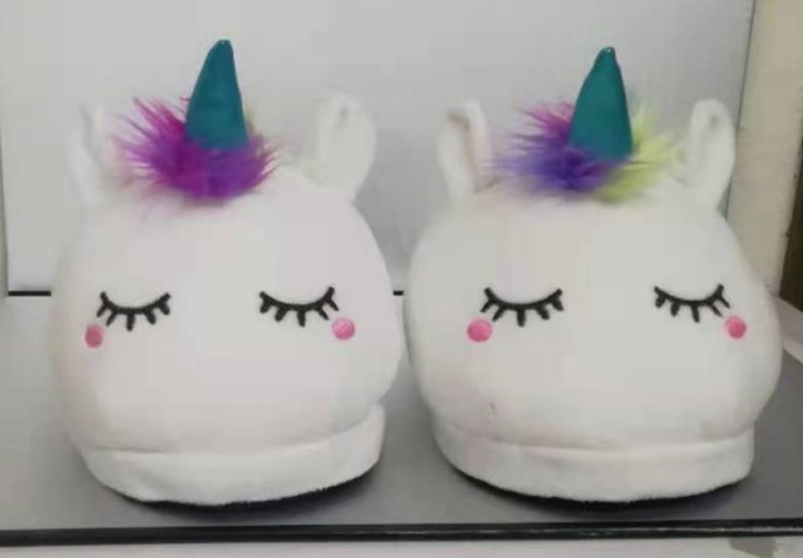 Fashion benson | Unicorn Slippers - White