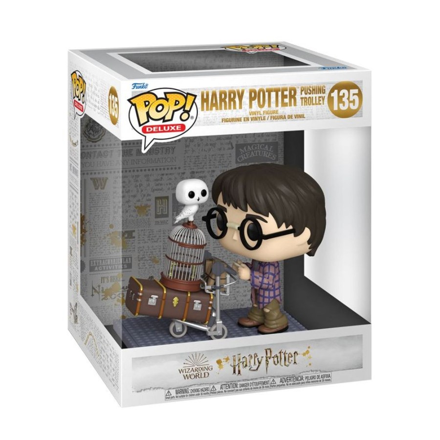 Popculture Funko | Harry Potter - Harry Pushing Trolley 20Th Anniversary Pop! Vinyl Deluxe