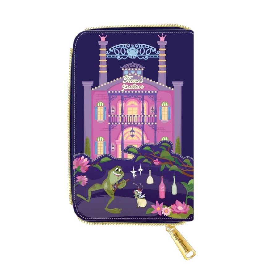 Popculture Loungefly | The Princess And The Frog - Tiana'S Palace Castle Series Zip Purse