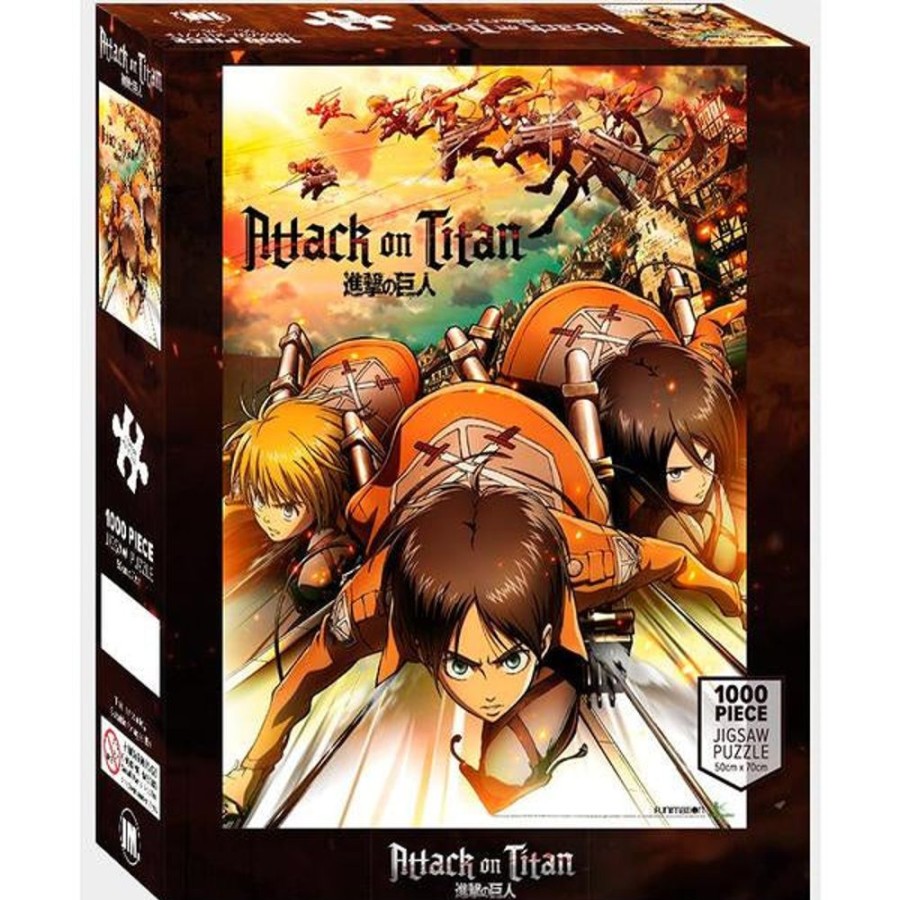 Games & Puzzles Attack on Titan | Attack On Titan - 1000Pc Jigsaw Puzzle - Attack