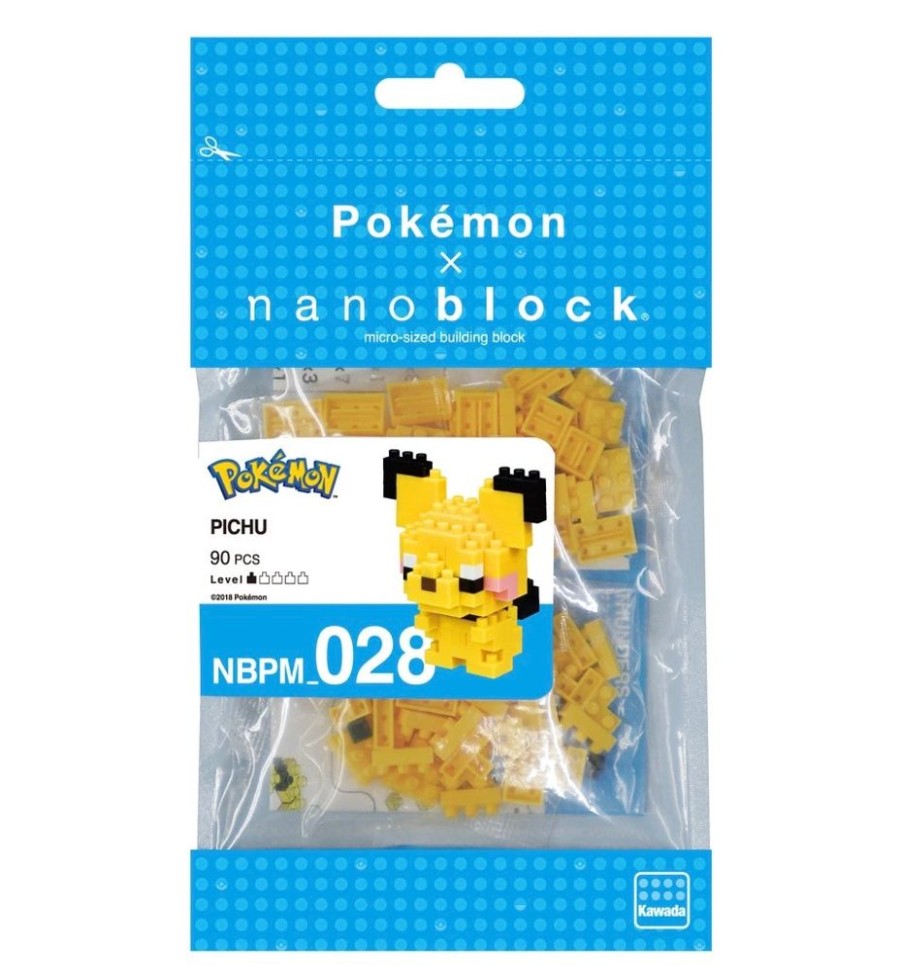 Toys kawada Pokemon Nanoblocks | Pichu Nanoblock