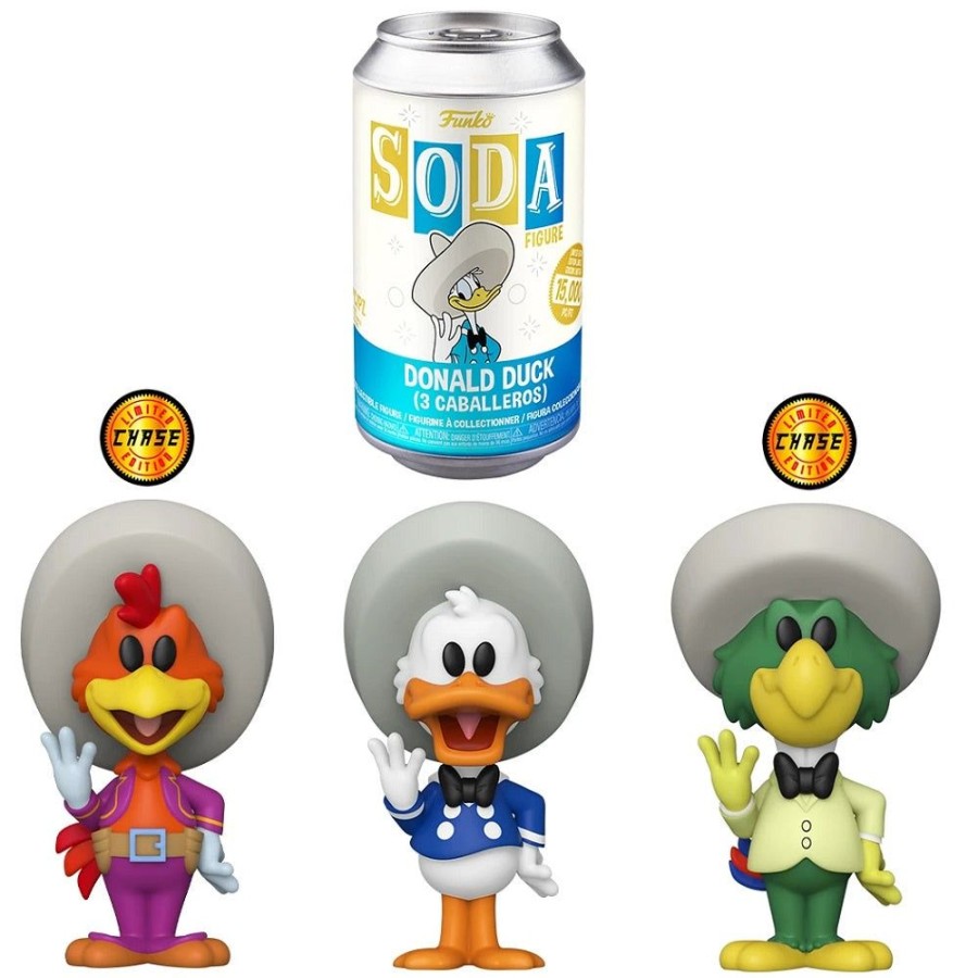 Popculture Funko | Mickey Mouse - 3 Caballeros (With Chase) Vinyl Soda