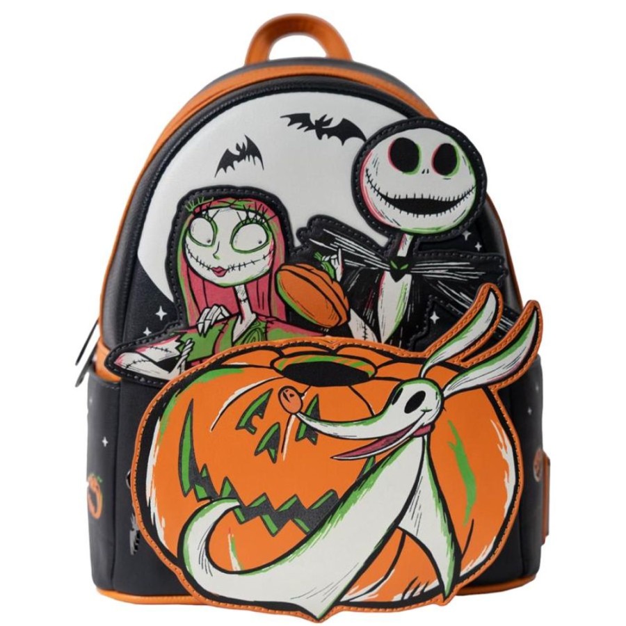 Popculture Loungefly | The Nightmare Before Christmas - Disney 100 Halloween Glow Mini Backpack [Rs]