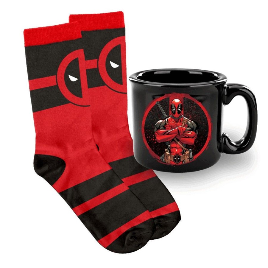 Popculture Marvel | Deadpool Mug And Socks Gift Pack