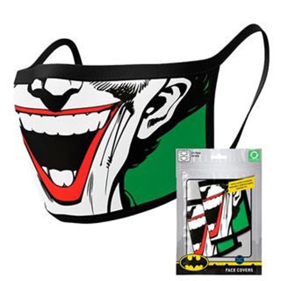 Popculture DC Comics | Dc Comics - Joker Face Mask 2 Pack