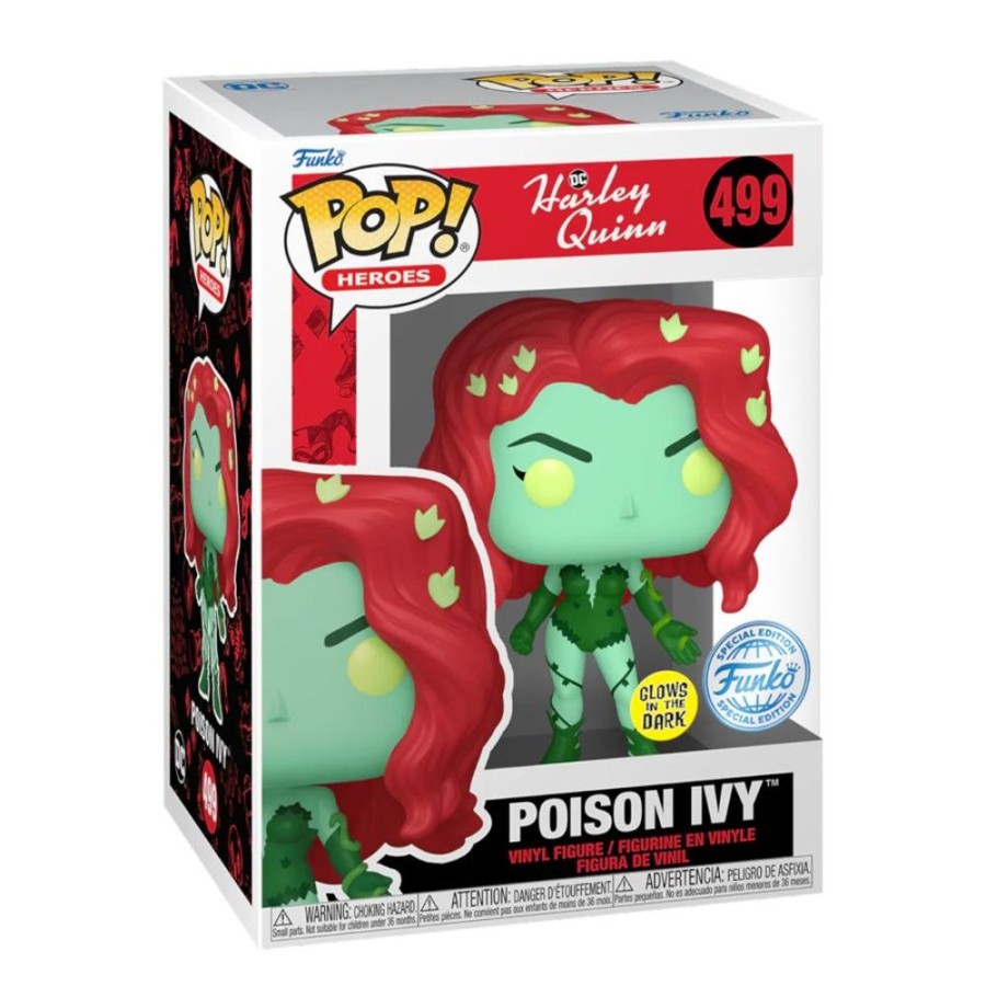 Popculture Funko | Harley Quinn: Animated - Poison Ivy (Plant Suit) Glow Pop! Vinyl [Rs]