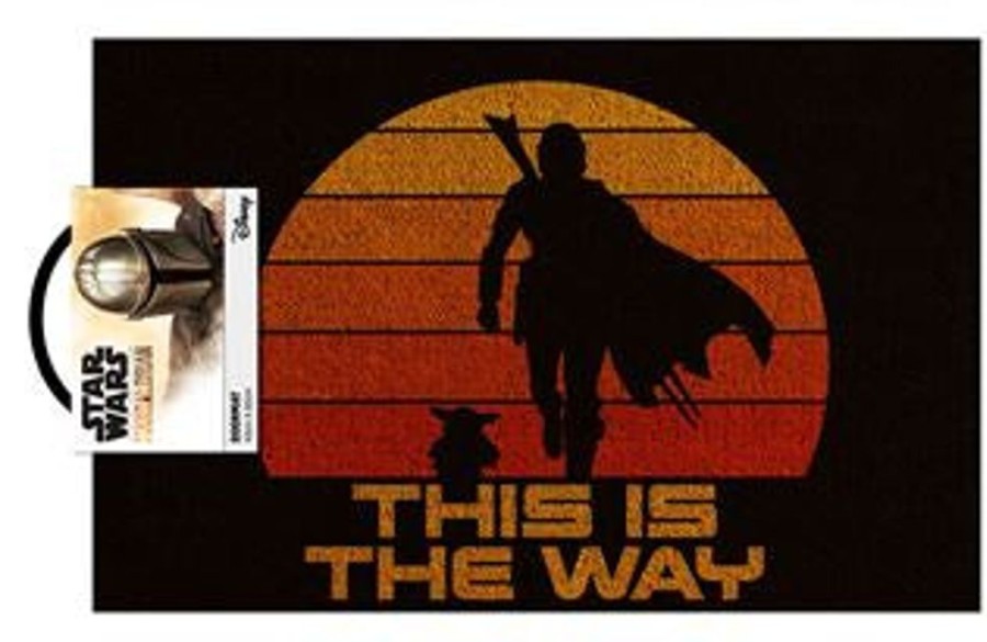 Popculture Star Wars | Star Wars: The Mandalorian - - This Is The Way Licensed Doormat