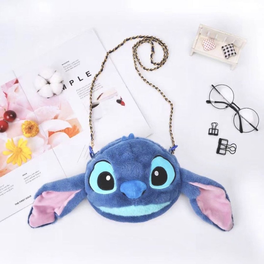 Popculture Disney | Lilo & Stitch - Stitch Plush Crossbody Chain Bag