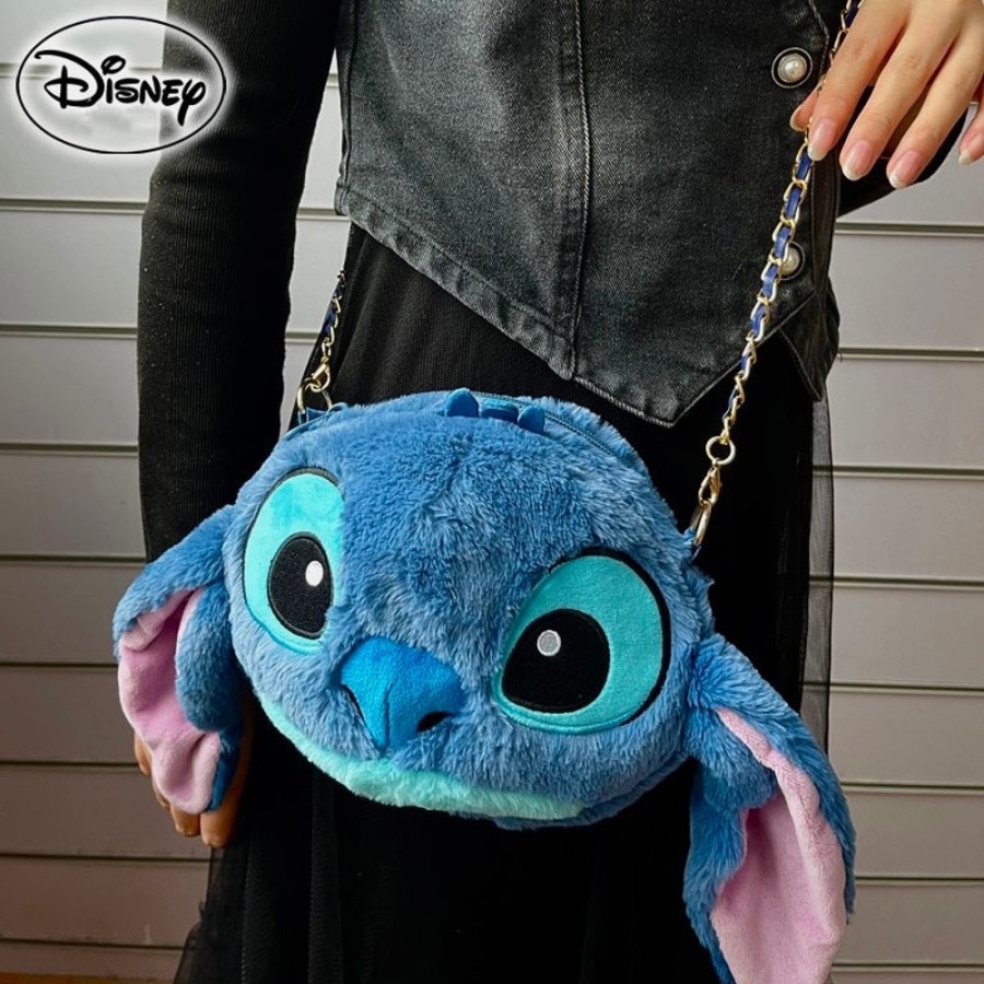 Popculture Disney | Lilo & Stitch - Stitch Plush Crossbody Chain Bag