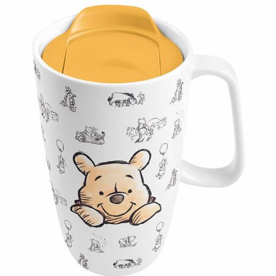 Food & Drinks Disney | Winnie The Pooh Face Travel Mug