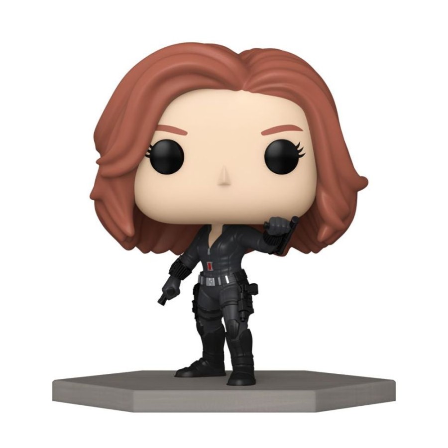 Popculture Funko | Captain America 3: Civil War - Black Widow Build-A-Scene Us Exclusive Pop! Vinyl [Rs]