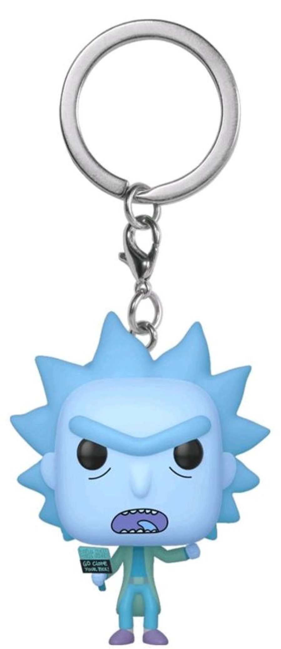 Popculture Funko | Rick And Morty - Hologram Rick Clone Pocket Pop! Keychain