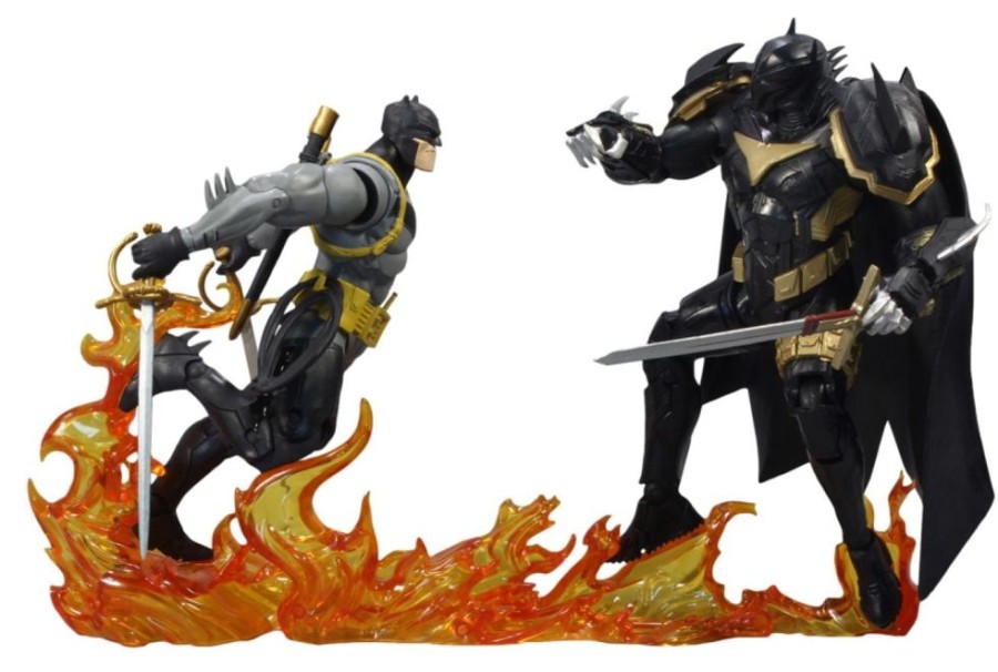 Toys McFarlane Toys | Batman - White Knight Batman Vs Azrael Batman Armor 7" Action Figure 2Pk