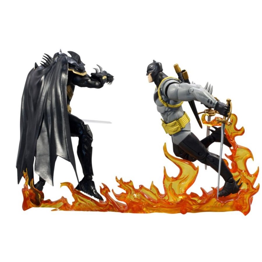 Toys McFarlane Toys | Batman - White Knight Batman Vs Azrael Batman Armor 7" Action Figure 2Pk