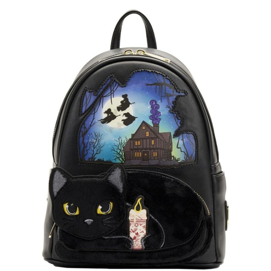 Loungefly Loungefly | Hocus Pocus - Binx Plush Pocket Mini Backpack