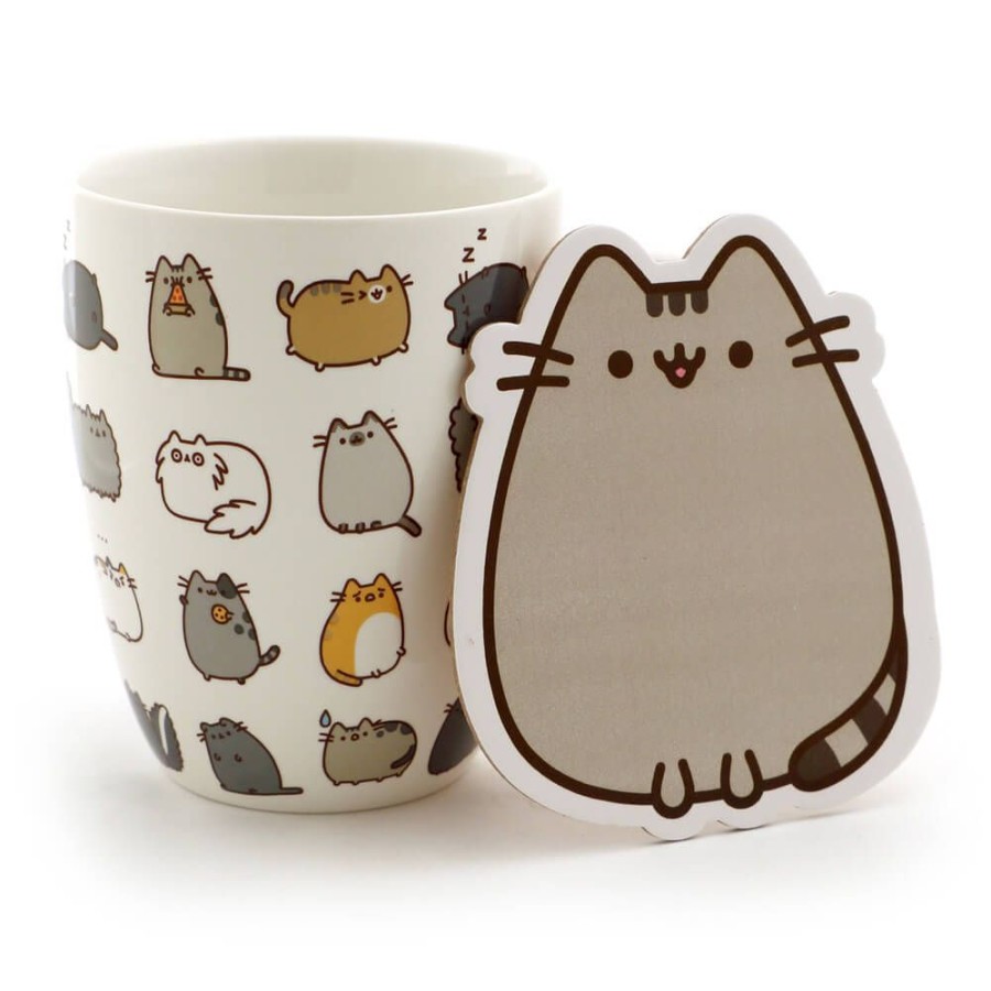 Food & Drinks PUSHEEN | Pusheen Mug And Coaster Set