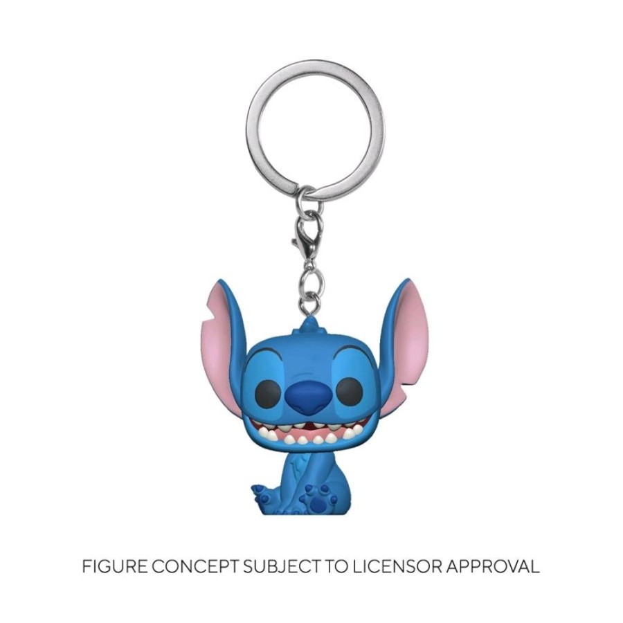 Popculture Funko | Lilo And Stitch - Stitch Seated Pocket Pop! Keychain