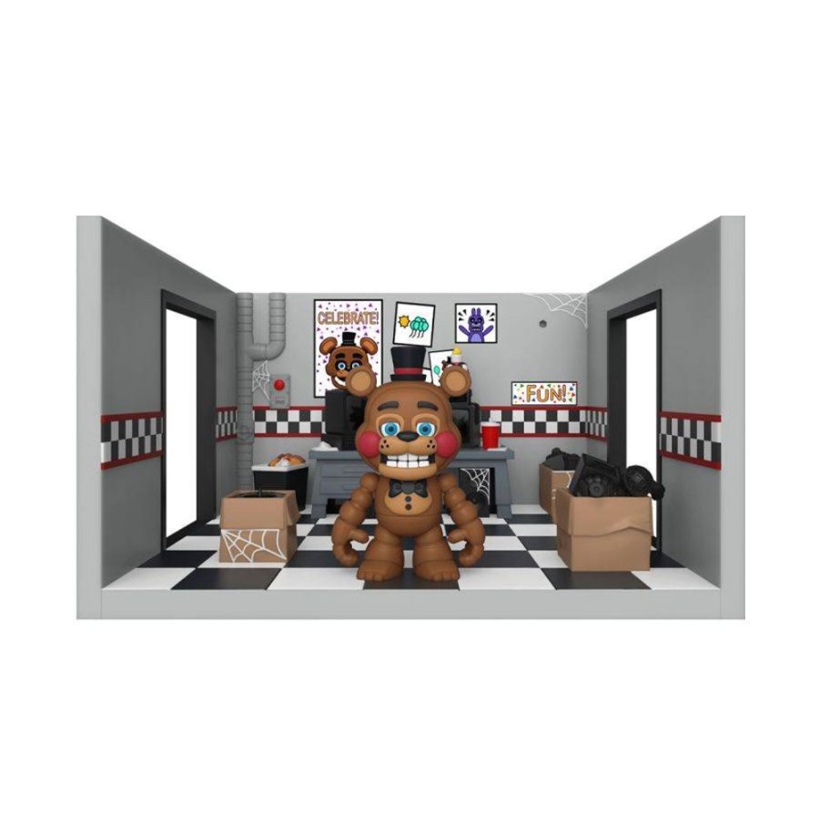 Popculture Five Nights At Freddy's | Five Nights At Freddy'S - Security Room Snap Playset