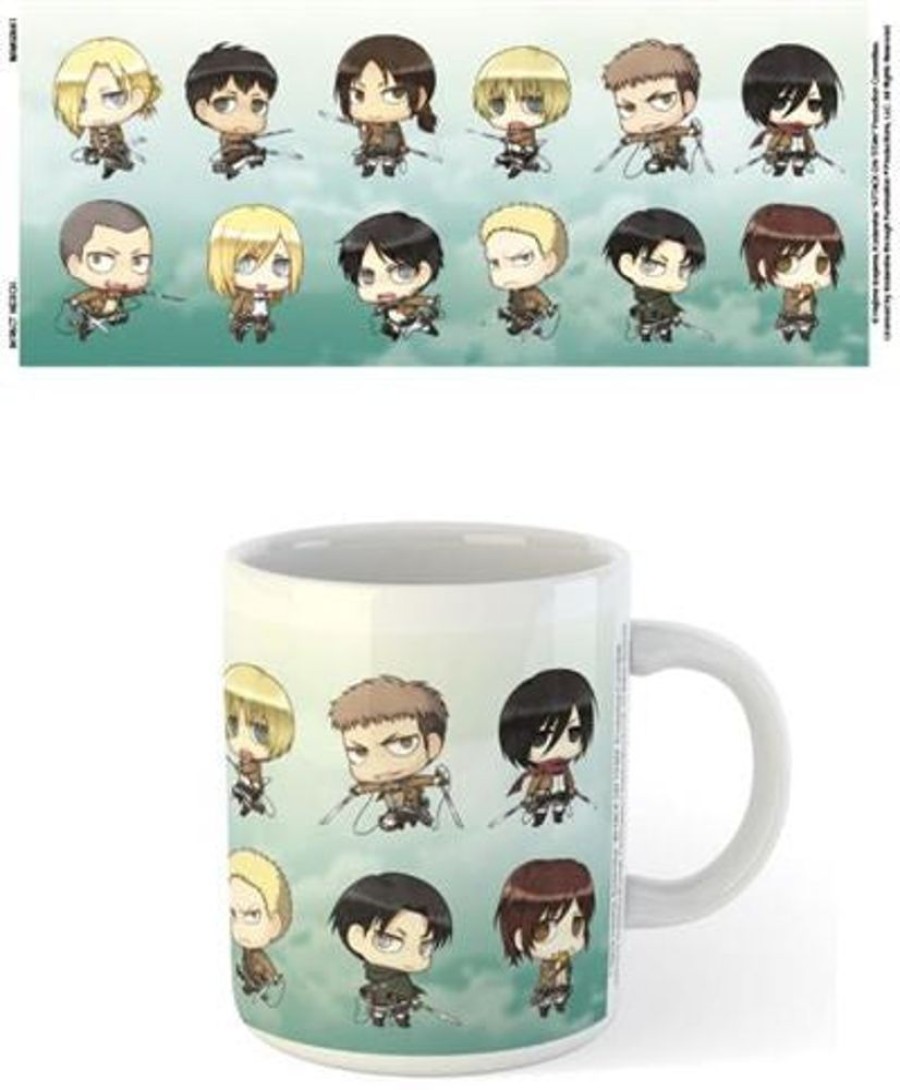 Food & Drinks Attack on Titan | Attack On Titan Mug - Chibi Characters