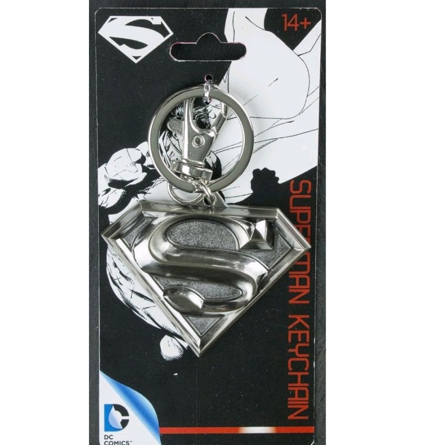 Popculture Ikon Collectables | Superman - Superman Logo Pewter Keychain