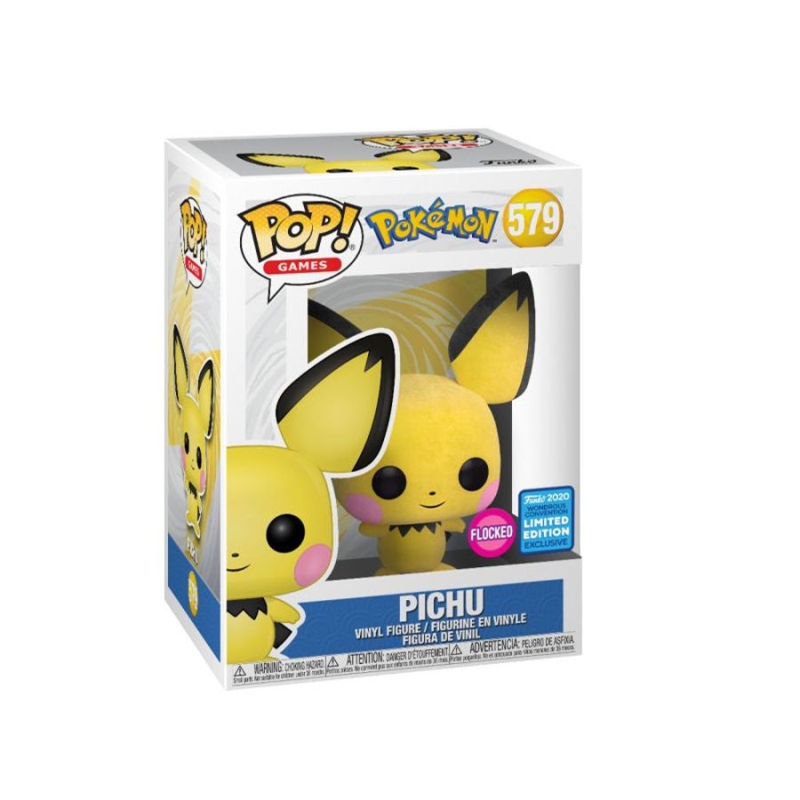 Anime Funko | Pokemon - Pichu Flocked Us Exclusive Pop! Vinyl [Rs]