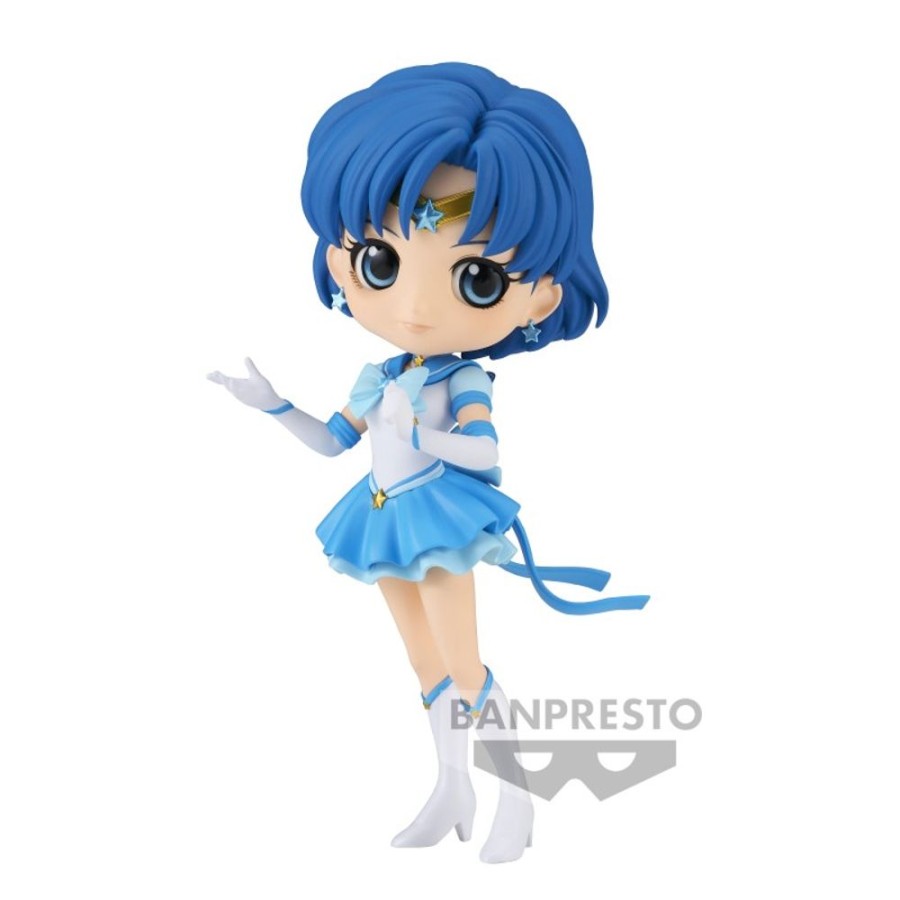 Anime Sailor Moon Sailor Moon Figures | Sailor Moon: Cosmos The Movie - Q Posket - Eternal Sailor Mercury (Ver. A)