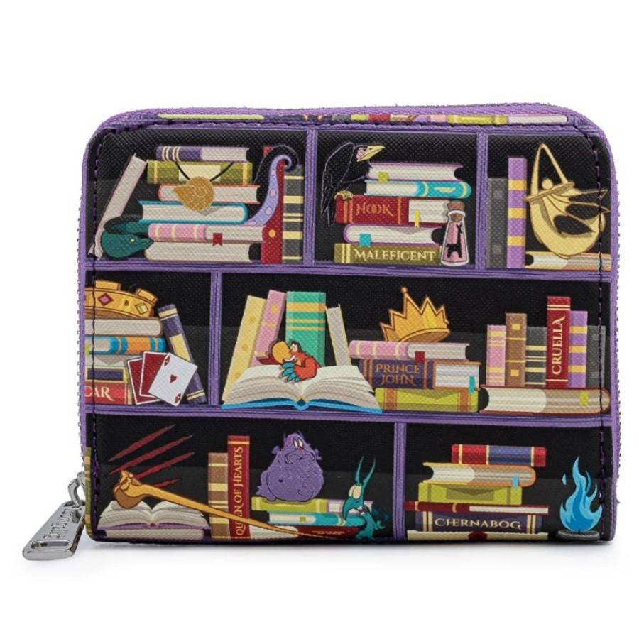 Loungefly Loungefly | Disney - Villains Books Zip Around Purse