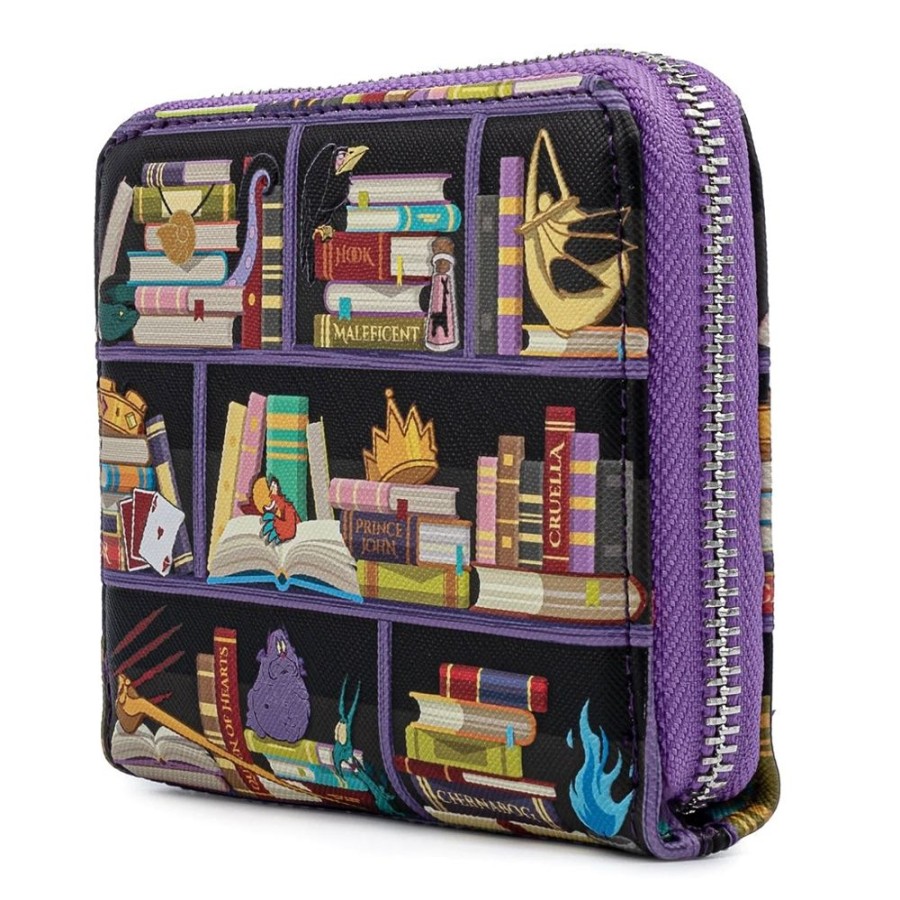 Loungefly Loungefly | Disney - Villains Books Zip Around Purse